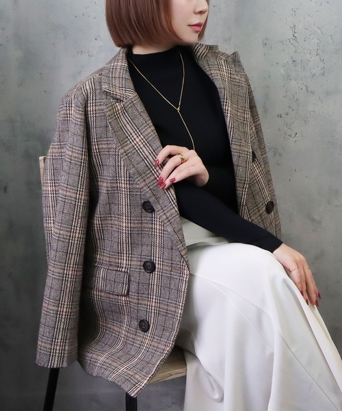 blackdia ocean(ブラックダイヤオーシャン)の「blackdia ocean ボトルネックリブニット トップス(ニット/セーター・レディース・ホワイト/クリーム/ベージュ/グレー/ブラック/ライトブラウン/ライトグレー系/ピンク/モカ・FREE)」の15枚目の写真