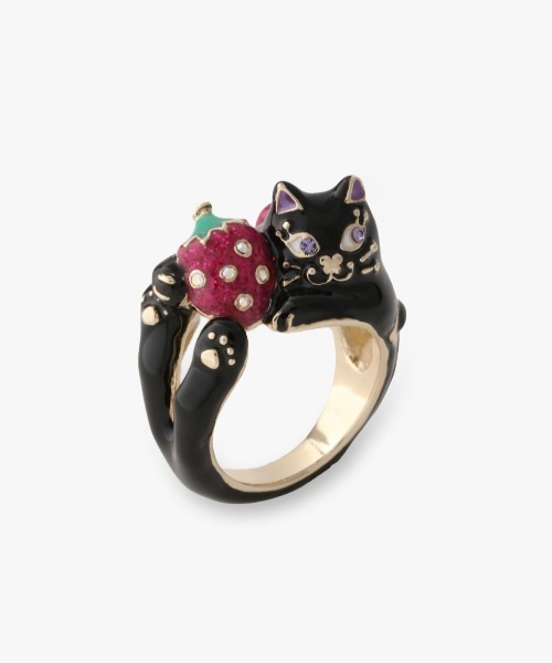 ANNA SUI(アナスイ)の「ティティモチーフ リング(リング・レディース・ブラック・LL/L)」の4枚目の写真