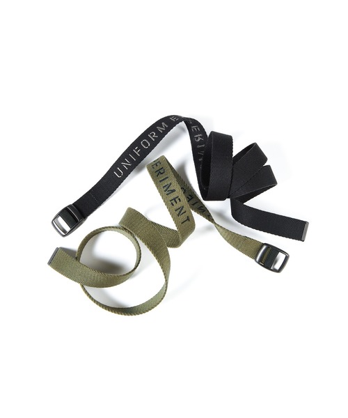 uniform experiment（ユニフォームエクスペリメント）の「EASY BELT（ベルト・メンズ・カーキ/ブラック・FREE）」の5枚目の写真
