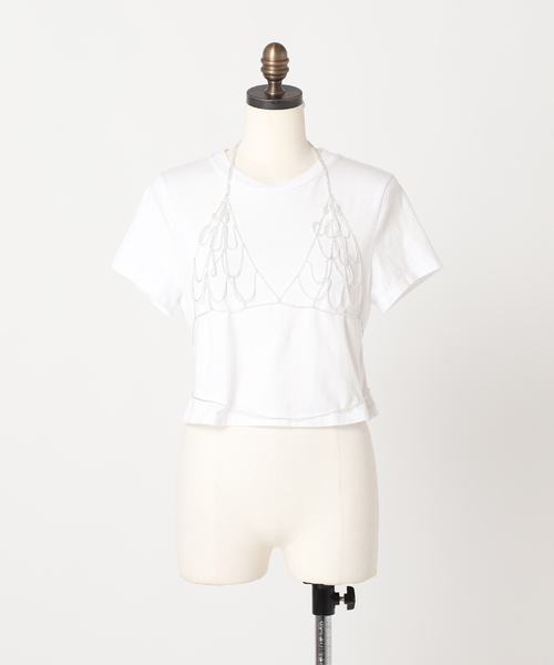 JOURNAL STANDARD(ジャーナルスタンダード)の「【RELIGARE/レリガーレ】 TRIANGULO BRALETTE:ブラレット(その他トップス・レディース・ブラウン/シルバー・FREE)」の12枚目の写真