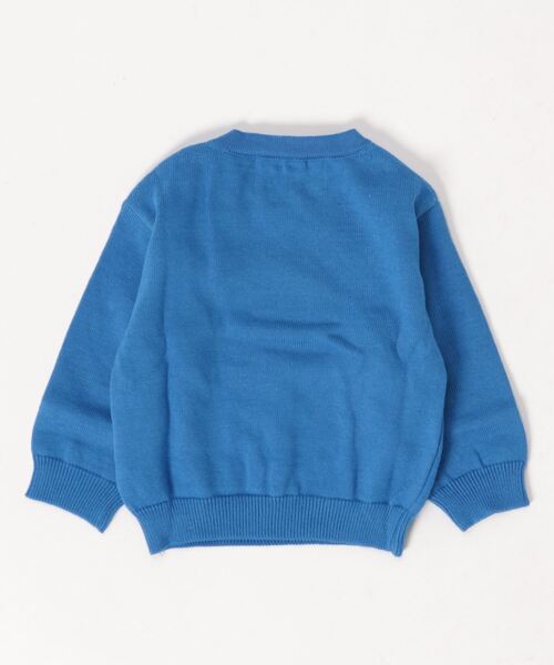 BOBO CHOSES（ボボショーズ）の「Baby Happy Mask jumper（ニット/セーター・キッズ・ブルー・24MONTH/9MONTH/6MONTH/18MONTH/12MONTH）」の4枚目の写真