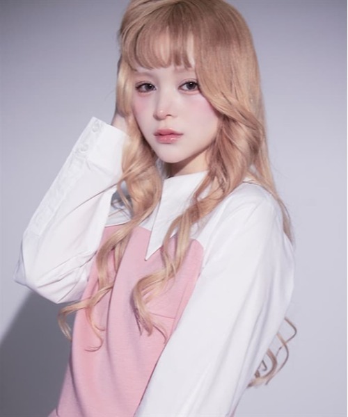 FickleBebe(フィクルベベ)の「ビッグカラースウィッチワンピース(ワンピース・レディース・グレー/ピンク/ブラック・1/0)」の21枚目の写真
