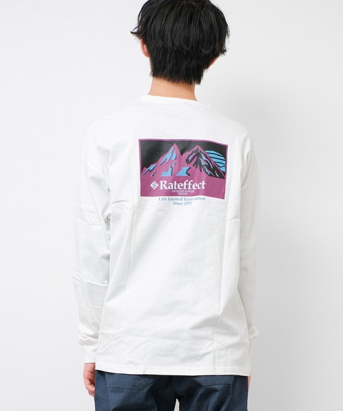 RAT EFFECT(ラットエフェクト)の「ART MOUNTAIN ロングTシャツ(Tシャツ/カットソー・キッズ・グレイッシュベージュ/ブラック/オフホワイト/ダークグリーン・130/140/150/160/170)」の2枚目の写真