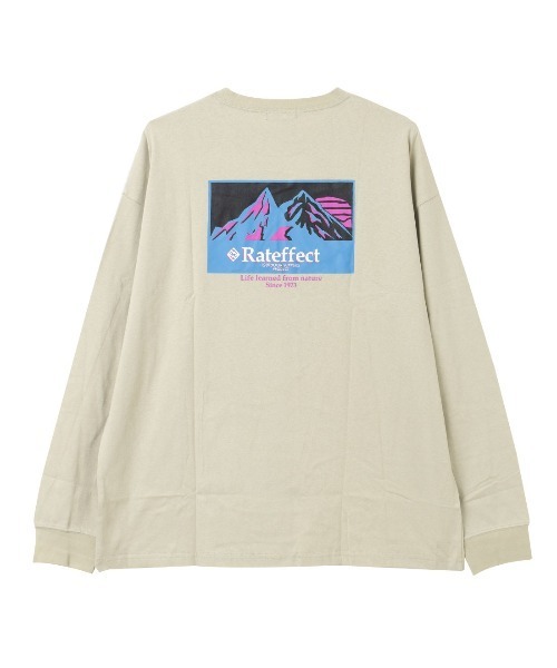 RAT EFFECT(ラットエフェクト)の「ART MOUNTAIN ロングTシャツ(Tシャツ/カットソー・キッズ・グレイッシュベージュ/ブラック/オフホワイト/ダークグリーン・130/140/150/160/170)」の18枚目の写真