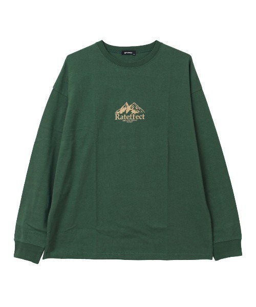 RAT EFFECT(ラットエフェクト)の「ART MOUNTAIN ロングTシャツ(Tシャツ/カットソー・キッズ・グレイッシュベージュ/ブラック/オフホワイト/ダークグリーン・130/140/150/160/170)」の19枚目の写真