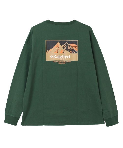 RAT EFFECT(ラットエフェクト)の「ART MOUNTAIN ロングTシャツ(Tシャツ/カットソー・キッズ・グレイッシュベージュ/ブラック/オフホワイト/ダークグリーン・130/140/150/160/170)」の20枚目の写真