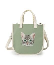 ◆猫 刺繍ミニショルダー