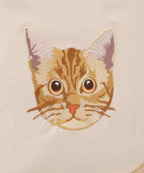 ITS'DEMO(イッツデモ)の「◆猫 刺繍ミニショルダー(ショルダーバッグ・レディース・アイボリー/グレー/モスグリーン・00)」の18枚目の写真