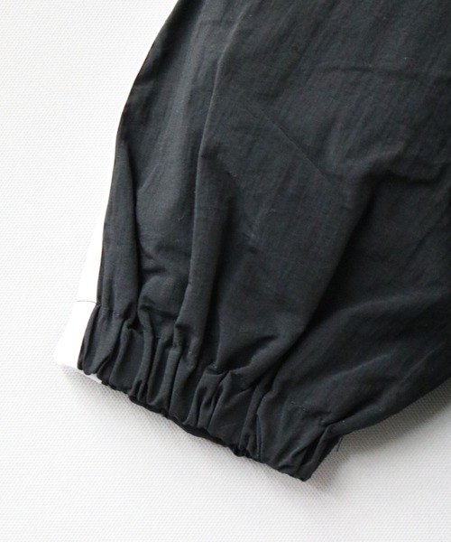 Starting Over(スターティングオーバー)の「ナイロンワッシャーラグラン切替ブルゾン/セットアップ対応/トラックジャケット(ナイロンジャケット・メンズ・ベージュ/ブラック/グレー・XL/L/M)」の8枚目の写真