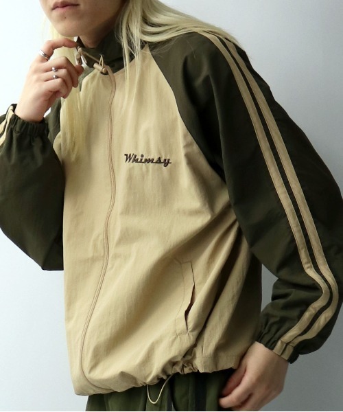 Starting Over(スターティングオーバー)の「ナイロンワッシャーラグラン切替ブルゾン/セットアップ対応/トラックジャケット(ナイロンジャケット・メンズ・ベージュ/ブラック/グレー・XL/L/M)」の17枚目の写真
