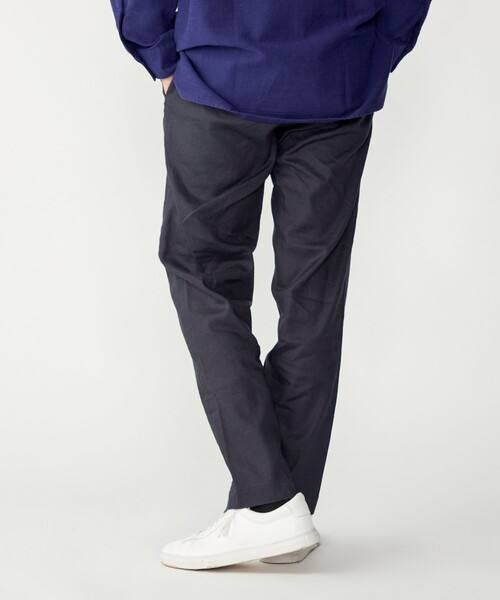 SHIPS（シップス）の「SHIPS: SOLOTEX(R) サフィラン リネン イージー パンツ（その他パンツ・メンズ・グレー/ナチュラル/ネイビー/キャメル/オリーブ・SMALL/MEDIUM/LARGE/X-LARGE）」の7枚目の写真