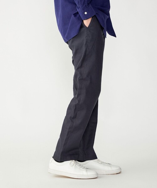 【SHIPS】リネンイージーパンツ(Mサイズ) SHIPS パンツ SHIPS: フレックスリネン イージー メンズ