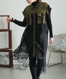 ALLSAINTS（オールセインツ）の「NISHA LETICIA SILK BLEND MIDI DRESS