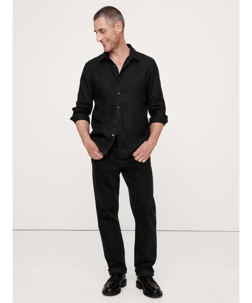 スタンダードフィットリネンシャツ（シャツ/ブラウス）｜BANANA