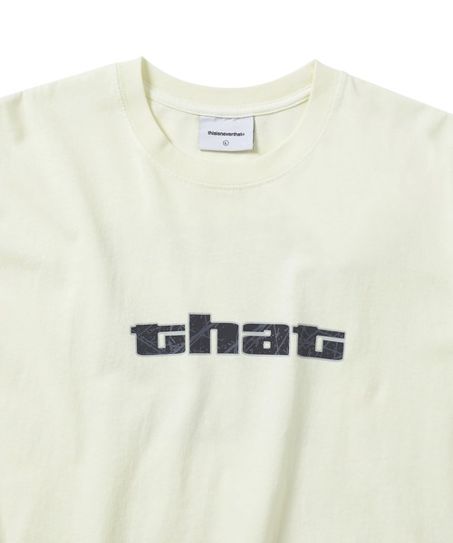 thisisneverthat(ディスイズネバーザット)の「Big Initial Tee(Tシャツ/カットソー・メンズ・ダークグレー/パープル/アイボリー・L/M/S/XL)」の4枚目の写真