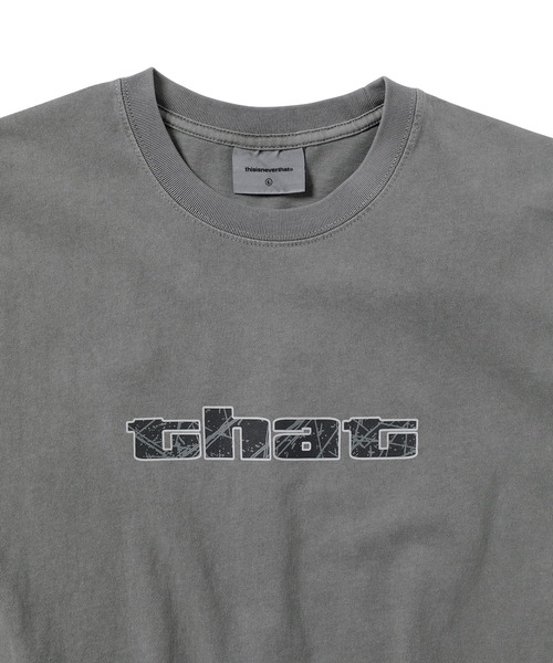 thisisneverthat(ディスイズネバーザット)の「Big Initial Tee(Tシャツ/カットソー・メンズ・ダークグレー/パープル/アイボリー・L/M/S/XL)」の7枚目の写真