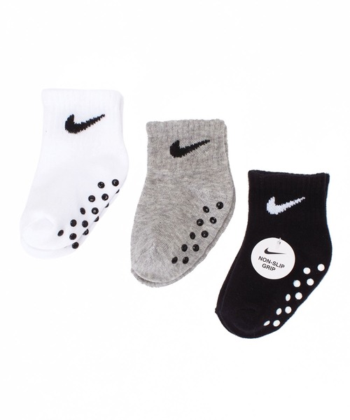 NIKE（ナイキ）の「NIKE NHN CORE SWOOSH GRIPPER/ロゴ/ソックス/3足セット/ナイキ/ベビー/6-12M（ソックス/靴下・キッズ・ピンク/グレー・6-12MONTH）」の12枚目の写真