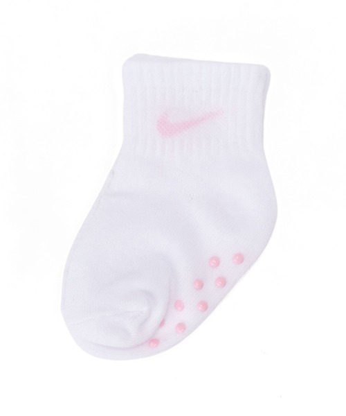 NIKE（ナイキ）の「NIKE NHN CORE SWOOSH GRIPPER/ロゴ/ソックス/3足セット/ナイキ/ベビー/6-12M（ソックス/靴下・キッズ・ピンク/グレー・6-12MONTH）」の5枚目の写真