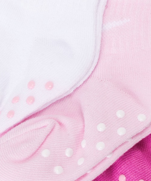 NIKE（ナイキ）の「NIKE NHN CORE SWOOSH GRIPPER/ロゴ/ソックス/3足セット/ナイキ/ベビー/6-12M（ソックス/靴下・キッズ・ピンク/グレー・6-12MONTH）」の8枚目の写真