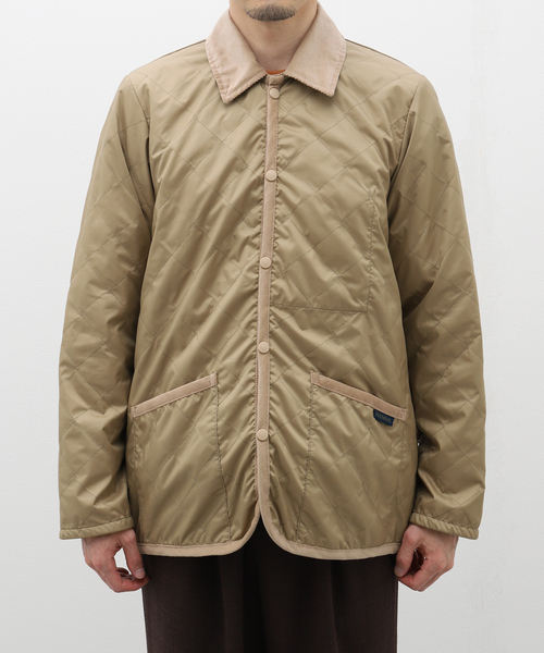 LAVENHAM（ラベンハム）の「【LAVENHAM / ラベンハム】レイドン UNWADDED RAYDON MENS（カバーオール・メンズ・キャメル/ブラック・LARGE/MEDIUM）」の4枚目の写真