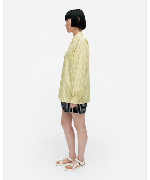 marimekko（マリメッコ）の「【kioski】Jokapoika / cotton shirt（シャツ/ブラウス・レディース・ネイビー/ベビーピンク/オレンジ/ライトグリーン・LARGE/X-SMALL/MEDIUM/SMALL）」の12枚目の写真