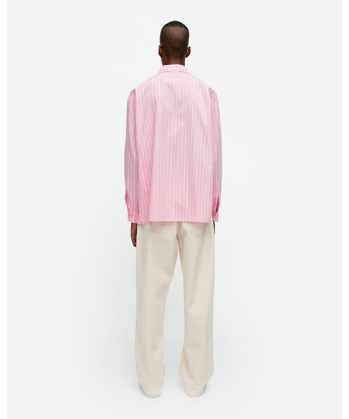 marimekko（マリメッコ）の「【kioski】Jokapoika / cotton shirt（シャツ/ブラウス・レディース・ネイビー/ベビーピンク/オレンジ/ライトグリーン・LARGE/X-SMALL/MEDIUM/SMALL）」の9枚目の写真