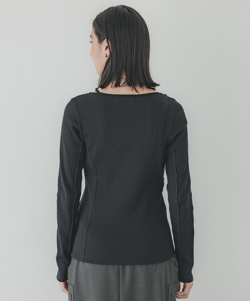 セール】スイッチリブトップス（Tシャツ/カットソー）｜PUBLIC TOKYO