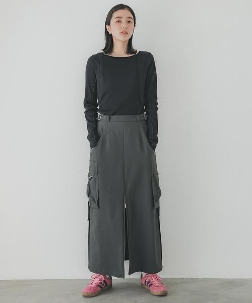 セール】スイッチリブトップス（Tシャツ/カットソー）｜PUBLIC TOKYO