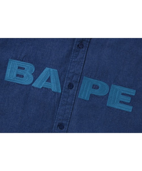 A BATHING APE デニムシャツ ルーズフィット A BATHING APE デニムシャツ ルーズフィット