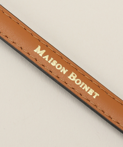 IENA メゾンボワネ ベルト 追加》MAISON BOINET/メゾンボワネ LETHER BELT ベルト 94146G