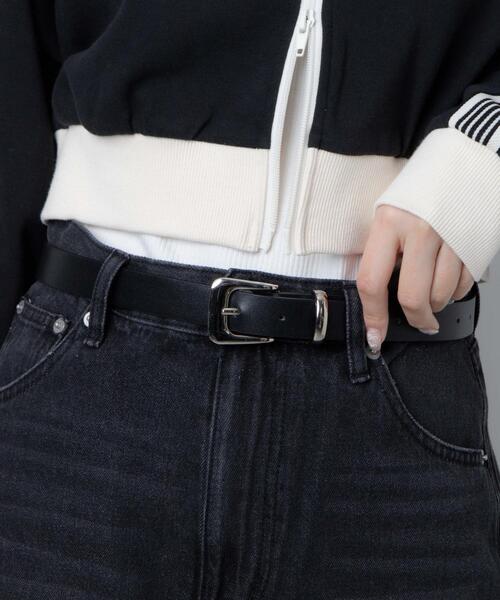 WEGO(ウィゴー)の「WEGO/プレーン細ベルト(ベルト・レディース・ブラック/ブラウン/ホワイト・FREE)」の11枚目の写真
