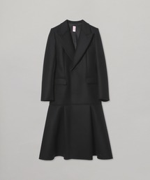 FETICO BONDED WOOL TAILORED COAT ブラック　1 FETICO(フェティコ)のBONDED WOOL TAILORED COATの通販｜PALETTE
