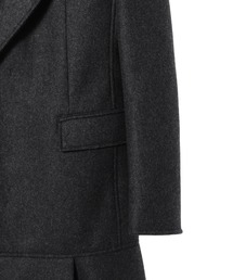 FETICO BONDED WOOL TAILORED COAT ブラック　1 FETICO BONDED WOOL TAILORED COAT FTC234-0301