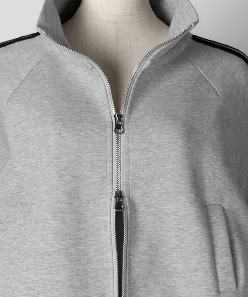 me+em select（ミームセレクト）の「【 セットアップ 】サイドラインミニリボンスウェットブルゾン ＆ スウェットロングスカート SET（セットアップ・レディース・ブラック/グレー・FREE）」の22枚目の写真