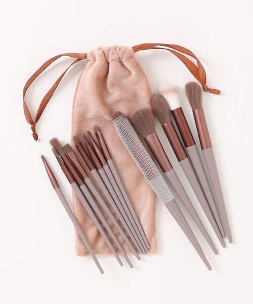 Mayree(メイリー)の「【resonance】ニュアンスカラー メイク ブラシセット (巾着ケース付き)(メイクブラシ・レディース・グリーン系/ベージュ系/パープル系/ブルー系・FREE)」の8枚目の写真