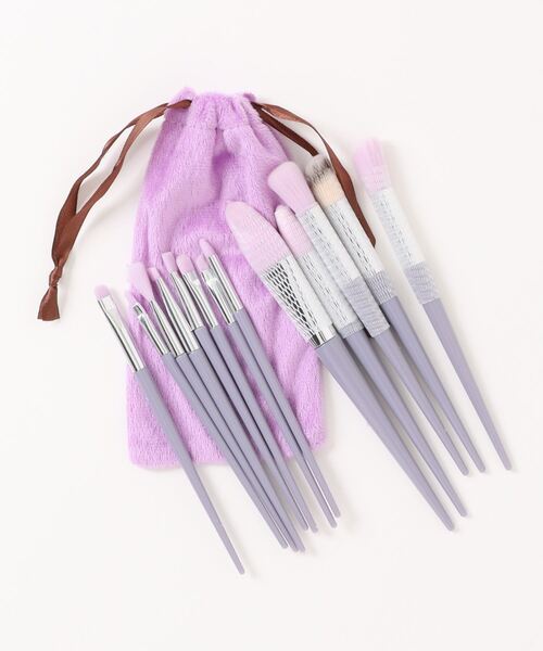 Mayree(メイリー)の「【resonance】ニュアンスカラー メイク ブラシセット (巾着ケース付き)(メイクブラシ・レディース・グリーン系/ベージュ系/パープル系/ブルー系・FREE)」の14枚目の写真