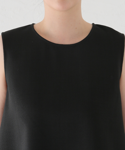 JOURNAL STANDARD(ジャーナルスタンダード)の「リネンライクバスケットブラウス(シャツ/ブラウス・レディース・ブラック/アイボリー・FREE)」の8枚目の写真