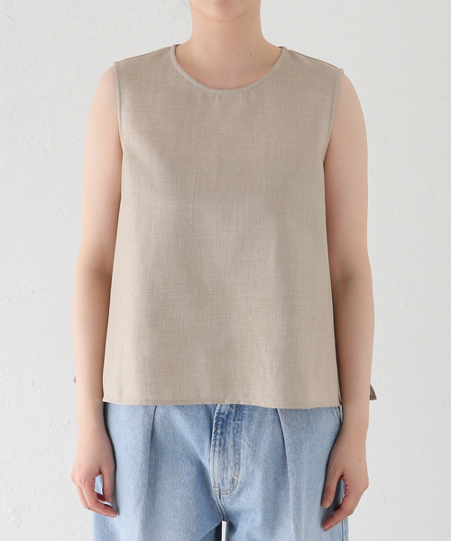 JOURNAL STANDARD(ジャーナルスタンダード)の「リネンライクバスケットブラウス(シャツ/ブラウス・レディース・ブラック/アイボリー・FREE)」の14枚目の写真