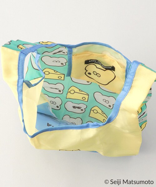 212 KITCHEN STORE(トゥワントゥキッチンストア)の「エコバッグSサイズ YE <ANDY THE MOUSE>(エコバッグ/サブバッグ・レディース・その他・00)」の4枚目の写真