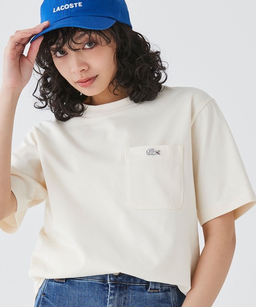 【国内発】LACOSTE アウトラインクロック 半袖 ポケットTシャツ 楽天市場】アウトラインクロックポケット半袖Tシャツ／ラコステ
