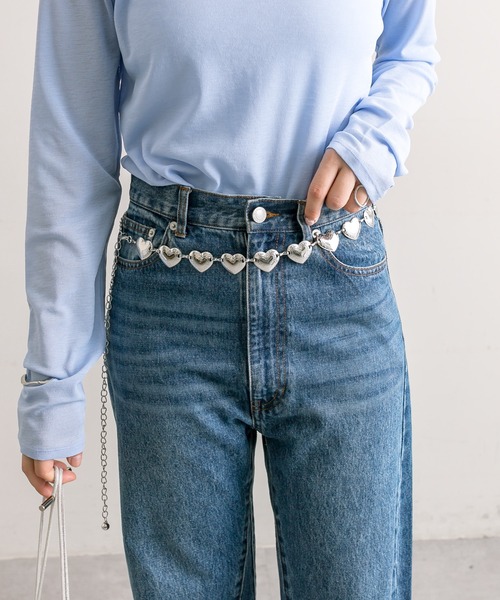 mystic（ミスティック）の「【Lara&Heart】ハートコンチョベルト（ベルト・レディース・シルバー・ONE SIZE）」の4枚目の写真