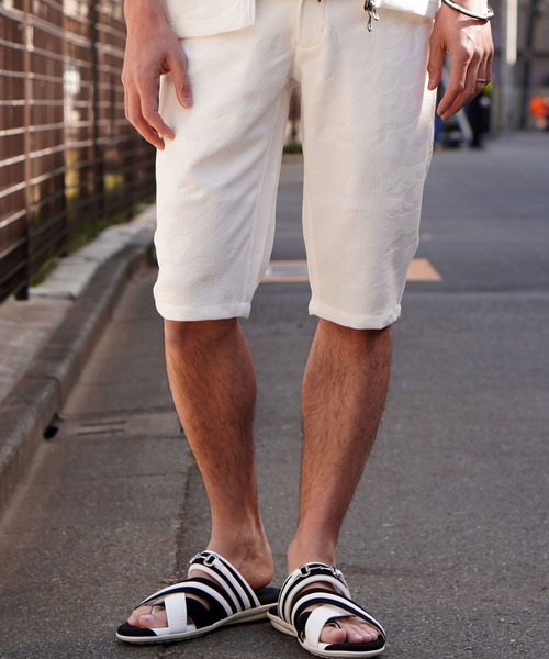 HIDEAWAYS NICOLE（ハイダウェイニコル）の「アラカルトエンボスハーフパンツ（その他パンツ・メンズ・ホワイト系/ブラック/オフホワイト/ブラック系・SMALL/MEDIUM/LARGE/X-LARGE）」の20枚目の写真