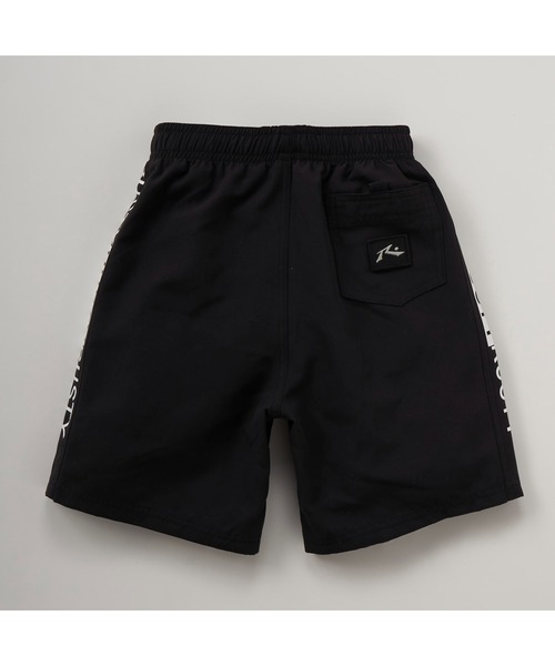 RUSTY（ラスティ）の「RUSTY/ラスティ 子供用 ショートパンツ 水陸両用 ブランド ロゴ刺繍 スポーティーサーフトランクス 水着（水着・キッズ・ネイビー/グリーン/レッド/ロイヤルブルー/ブラック・130cm/140cm/160cm/150cm）」の7枚目の写真