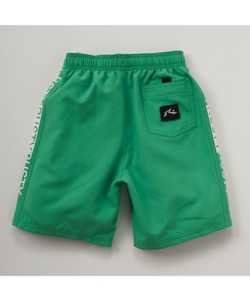 RUSTY（ラスティ）の「RUSTY/ラスティ 子供用 ショートパンツ 水陸両用 ブランド ロゴ刺繍 スポーティーサーフトランクス 水着（水着・キッズ・ネイビー/グリーン/レッド/ロイヤルブルー/ブラック・130cm/140cm/160cm/150cm）」の12枚目の写真