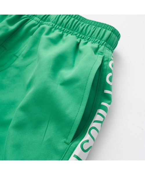 RUSTY（ラスティ）の「RUSTY/ラスティ 子供用 ショートパンツ 水陸両用 ブランド ロゴ刺繍 スポーティーサーフトランクス 水着（水着・キッズ・ネイビー/グリーン/レッド/ロイヤルブルー/ブラック・130cm/140cm/160cm/150cm）」の9枚目の写真