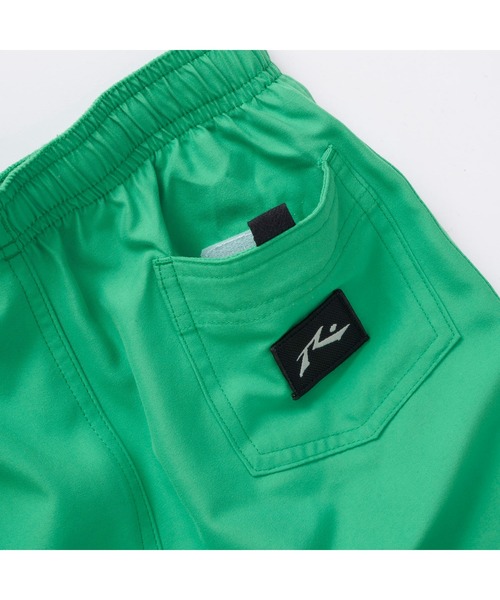 RUSTY（ラスティ）の「RUSTY/ラスティ 子供用 ショートパンツ 水陸両用 ブランド ロゴ刺繍 スポーティーサーフトランクス 水着（水着・キッズ・ネイビー/グリーン/レッド/ロイヤルブルー/ブラック・130cm/140cm/160cm/150cm）」の10枚目の写真