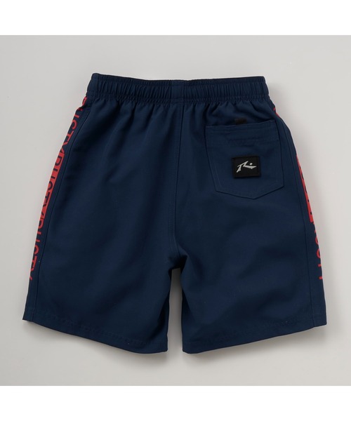 RUSTY（ラスティ）の「RUSTY/ラスティ 子供用 ショートパンツ 水陸両用 ブランド ロゴ刺繍 スポーティーサーフトランクス 水着（水着・キッズ・ネイビー/グリーン/レッド/ロイヤルブルー/ブラック・130cm/140cm/160cm/150cm）」の17枚目の写真