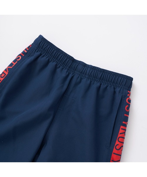 RUSTY（ラスティ）の「RUSTY/ラスティ 子供用 ショートパンツ 水陸両用 ブランド ロゴ刺繍 スポーティーサーフトランクス 水着（水着・キッズ・ネイビー/グリーン/レッド/ロイヤルブルー/ブラック・130cm/140cm/160cm/150cm）」の13枚目の写真