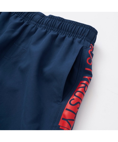 RUSTY（ラスティ）の「RUSTY/ラスティ 子供用 ショートパンツ 水陸両用 ブランド ロゴ刺繍 スポーティーサーフトランクス 水着（水着・キッズ・ネイビー/グリーン/レッド/ロイヤルブルー/ブラック・130cm/140cm/160cm/150cm）」の14枚目の写真