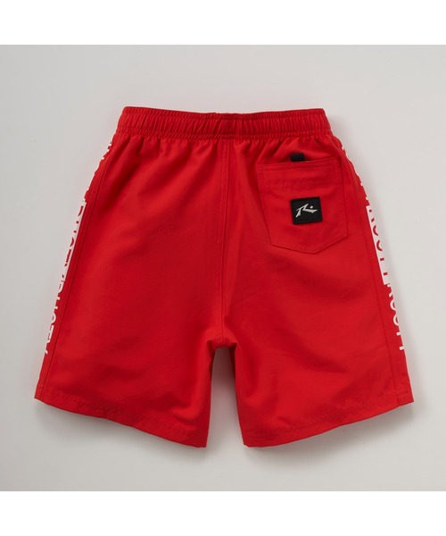 RUSTY（ラスティ）の「RUSTY/ラスティ 子供用 ショートパンツ 水陸両用 ブランド ロゴ刺繍 スポーティーサーフトランクス 水着（水着・キッズ・ネイビー/グリーン/レッド/ロイヤルブルー/ブラック・130cm/140cm/160cm/150cm）」の22枚目の写真